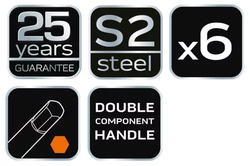 Neo tools Imbuszkulcs készlet "T" markolattal, 6db, szerszámkocsiba rakható tálcában