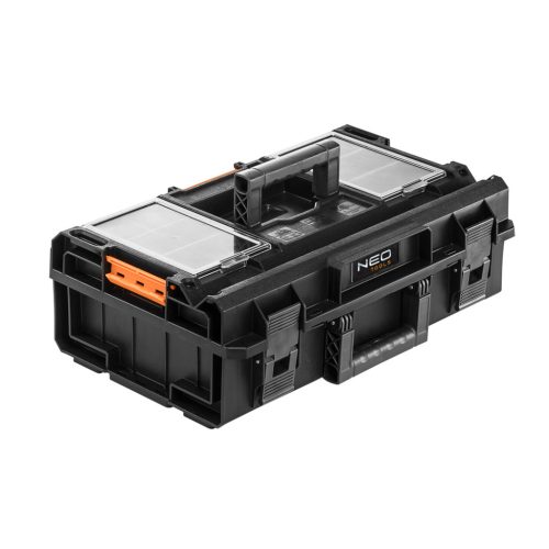 Neo Tools Rakásolható szerszámosláda, szerszámláda, műanyag, 200, 58,5x19x38,5cm, System I.