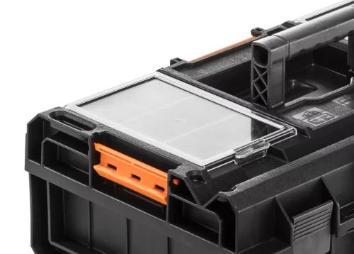 Neo Tools Rakásolható szerszámosláda, szerszámláda, műanyag, 200, 58,5x19x38,5cm, System I.