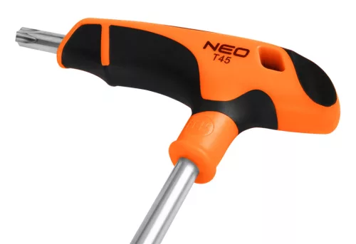 Neo tools Torxkulcs készlet „T” markolattal 6db, szerszámkocsiba rakható tálcában