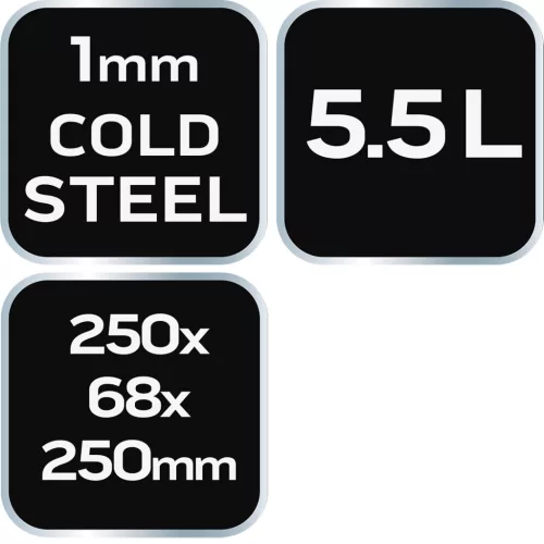Neo tools Szemetesláda műhelykocsihoz, szerszámtartó falhoz(84-500, 501), 250x68x250mm