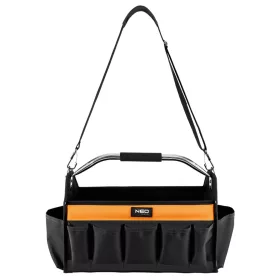   Neo Tools Szerszámtáska csőalakú fém fogantyúval, vállpánttal, 12 zseb, 42x22x24cm