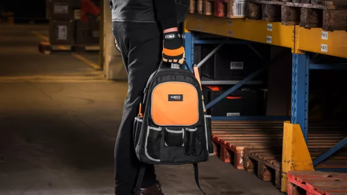 Neo Tools Szerszámos hátizsák, 600d poliészter, 44x34x15cm