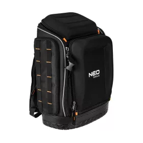   Neo Tools Szerszámos hátizsák, fekete, 20l, erősített 600D poliészter, kívül 7 zseb, belül 19 zseb