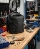 Neo Tools Hátizsák 3 az 1 ben, repülőgép kézipoggyász, laptoptáska, szerszámtáska funkciók, 40x25x20 cm