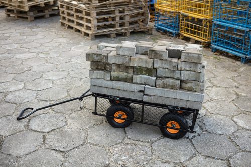 Neo Tools Kerti kocsi, fémvázas, tömlős kerekekkel, 300kg teherbírás