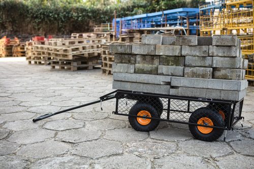 Neo Tools Kerti kocsi, fémvázas, tömlős kerekekkel, 300kg teherbírás