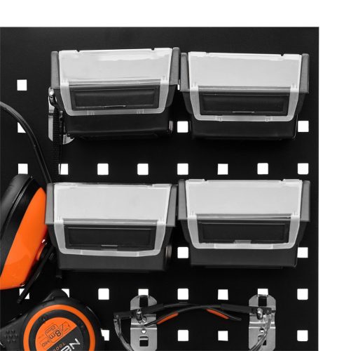 Neo Tools Kis szerszámdoboz tartó kampó szerszámtartó falhoz(84-500, 501), 10x6,5cm