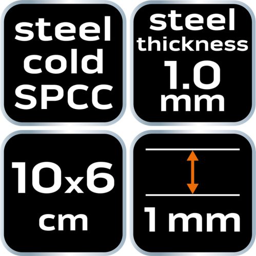 Neo Tools Kis szerszámdoboz tartó kampó szerszámtartó falhoz(84-500, 501), 10x6,5cm