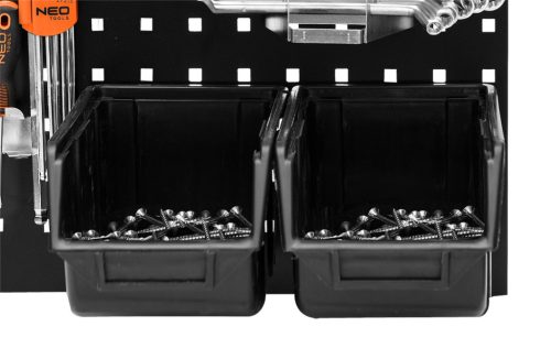 Neo Tools Nagy szerszámdoboz tartó kampó szerszámtartó falhoz(84-500, 501), 13x6,5cm