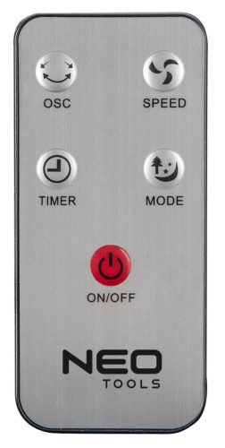 Neo Tools Álló ventilátor 45W, átmérő 40cm, 3 sebességfokozat, forgó, távirányitó, időzités, 3 üzemmód