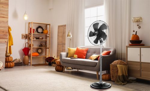 Neo Tools Műhely Álló ventilátor 100W, átmérő 45cm, 3 sebességfokozat, forgó