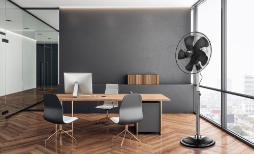 Neo Tools Műhely Álló ventilátor 100W, átmérő 45cm, 3 sebességfokozat, forgó