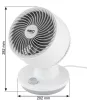 Neo Tools Asztali ventilátor, 230V/45W, 3 sebesség, oszcillátor, állítható fej, 202mm átmérő