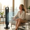 Neo Tools Álló ventilátor, ionizátor funkcióval, távirányítóval, 3 üzemmód, 3 sebesség, wifi