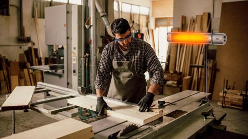 Neo Tools Halogén, infravörös hősugárzó 2000W, IP65, infravörös arany halogén izzó, kül és beltér, fal és menny., 18m2