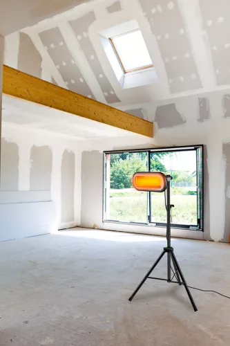 Neo Tools Halogén, infravörös hősugárzó 2000W, IP65, infravörös arany halogén izzó, kül és beltéri, fal és menny., 24m2-ig