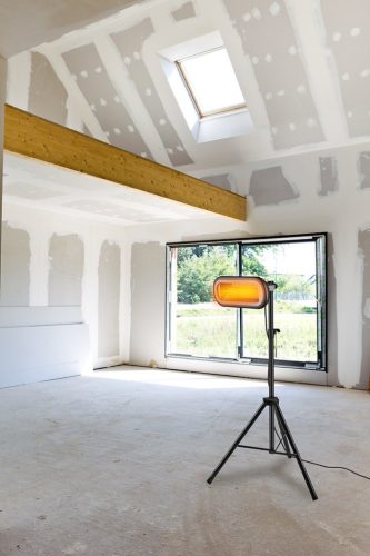 Neo Tools Háromlábú állvány infravörös hősugárzókhoz, Álitható magasság 1.1 - 1.8 m, 90-030, 90-031, 90-032-eshez