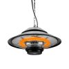 Neo Tools Halogén, infravörös mennyezeti hősugárzó 1500W, IP44, távirányitó, 9m2-ig, kül és beltérre