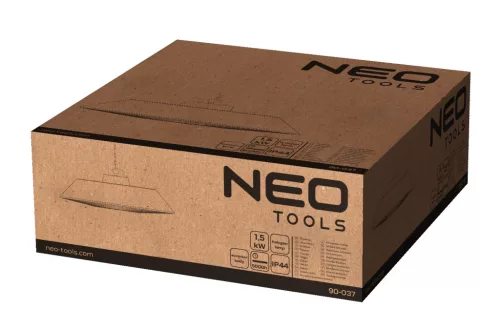 Neo Tools Halogén, infravörös mennyezeti hősugárzó 1500W, alumínium, IP44, kül és beltéri