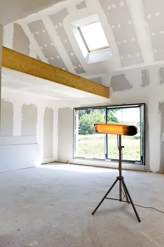 Neo Tools Ipari infravörös halogén hősugárzó, IP55, kültéri, 2000W, 32m2, mennyezet vagy fal