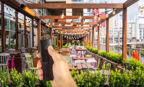 Neo Tools Ipari infravörös halogén hősugárzó, IP55, kültéri, 2000W, 32m2, mennyezet vagy fal