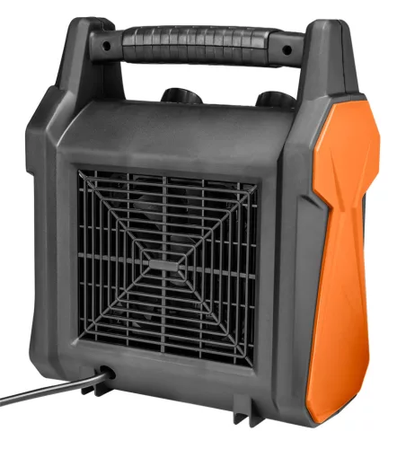 Neo Tools Ipari PTC Elektromos Kerámia Hősugárzó 2 kw, termosztát, levehető fogantyú, borulásvédelem, 139 m3/h