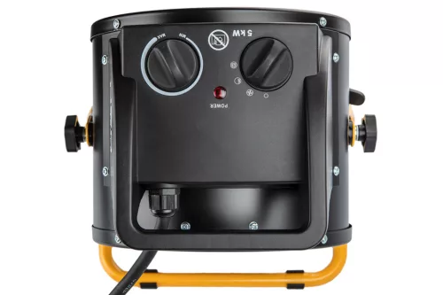 Neo Tools Ipari PTC Elektromos Kerámia Hősugárzó 5 kw, Két fokozat, állítható szög, levehető fogantyú, 588 m3/h