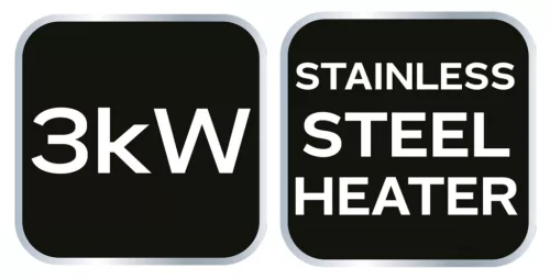 Neo Tools Ipari Elektormos hősugárzó termosztáttal 3kW, ipari, szabadonálló, 291 m3/h