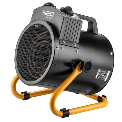 Neo Tools Ipari elektromos hősugárzó 2kW, állíth. üzemmód, IPX4(vizálló), állíth. szög, szabadonálló, 330 m3/h