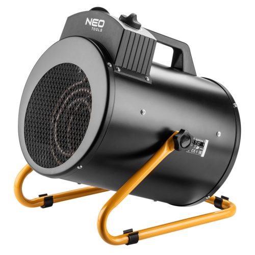 Neo Tools Ipari elektromos hősugárzó 5kW, állíth. üzemmód, IPX4(vizálló), állíth. szög, szabadonálló, 366 m3/h