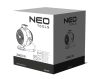 Neo Tools Elektromos hősugárzó ventiátorral, 2az1-ben, 2,4kW, manuális, termosztát, 460 m3/h