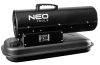 Neo Tools Gázolajos hőlégbefúvó, 20kW, 19l, fogyasztás: 1.9l / h, teljesítmény: 550 m3 / h