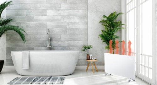 Neo Tools Elektromos fűtőpanel 1500W, IP24, távirányitó, heti időzités, éintőpanel