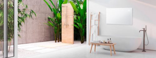 Neo Tools Elektromos fűtőpanel 1500W, IP24, távirányitó, heti időzités, éintőpanel