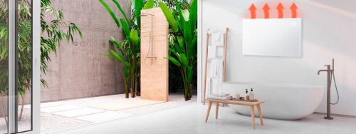 Neo Tools Elektromos fűtőpanel 1500W, IP24, távirányitó, heti időzités, éintőpanel