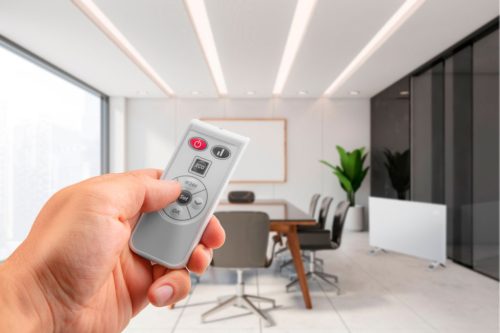 Neo Tools Elektromos fűtőpanel 1500W, IP24, távirányitó, heti időzités, éintőpanel