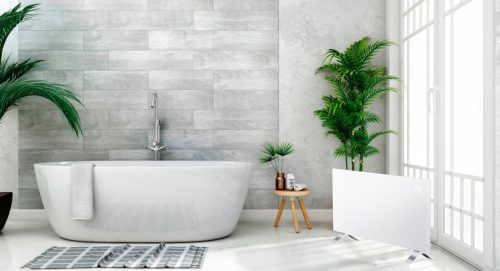 Neo Tools Elektromos fűtőpanel 1000W, IP24, WIFI, TUYA app, érintő panel, távirányító, 24 óra programozhatóság