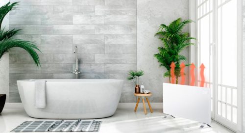 Neo Tools Elektromos fűtőpanel 2000W, IP24, WIFI, TUYA app, érintő panel 24 óra programozhatóság