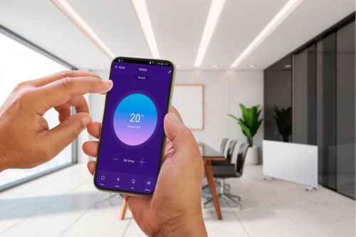 Neo Tools Elektromos fűtőpanel 2000W, IP24, WIFI, TUYA app, érintő panel 24 óra programozhatóság