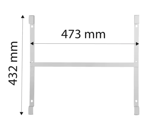 Neo Tools Mennyezeti tartó konzol infravörös hősugárzókhoz: 90-102/90-103/ 90-105 / 90-106