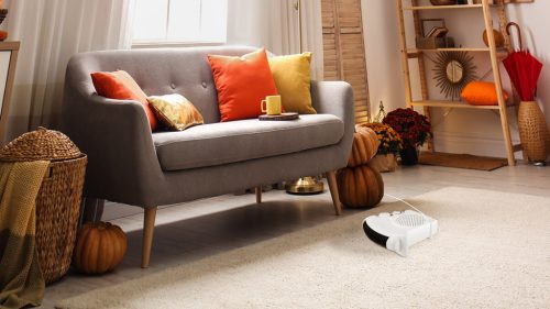 Neo Tools Fűtőventilátor, álló/fekvő, 2 fokozatú, 1000/2000W