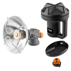   Neo Tools Gáz hősugárzó, eldobható palackokhoz, piezó gyújtással