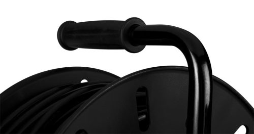 Neo Tools Kábeldob, hosszabbító, 50m/3x2,5mm2 réz kábel, 230V, IP20, hőkioldó, műanyag dob, fém keret