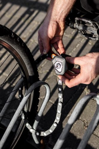 Neo Tools Kerékpárzár, összecsukható, vázra rögzíthető, 78cm