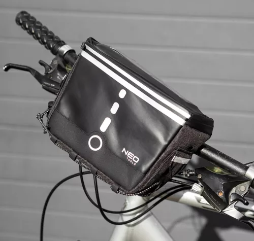 Neo Tools Kerékpár táska, 23x12x17cm, vízálló, kormányra