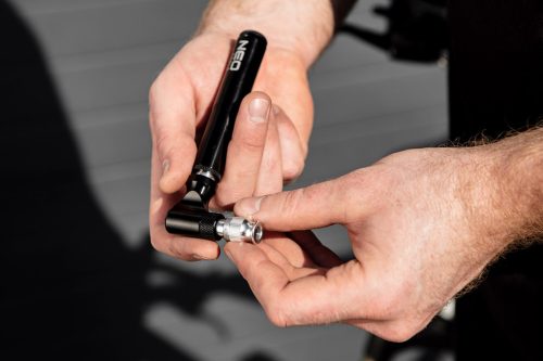 Neo Tools Kerékpár pumpa, mini, vázra, kulacstartóra szerelhető