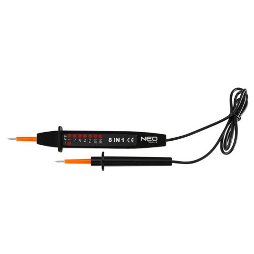 Neo Tools Feszültségvizsgáló, fázisceruza, 8az1ben,  AC/DC 6-380V
