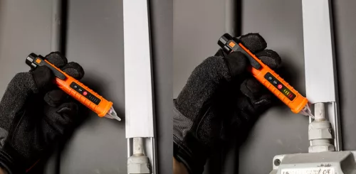 Neo Tools Érintés nélküli feszültségvizsgáló, fázisceruza, 12-1000V-ig