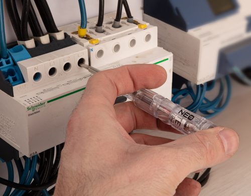 Neo Tools Feszültségvizsgáló, fázisceruza, 140mm, 70-250V, rendelési egység: 40db